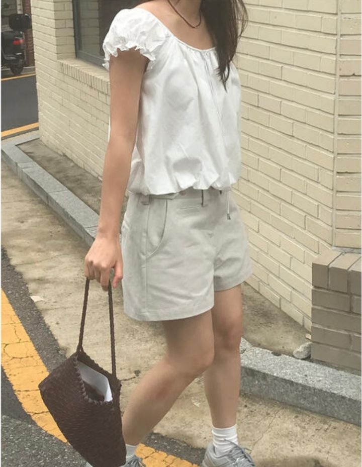 LIVE FOREVER韓國直郵㊣女裝新品人氣真品推薦休閑熱賣休閑褲LIVE FOR_EVER休閑褲