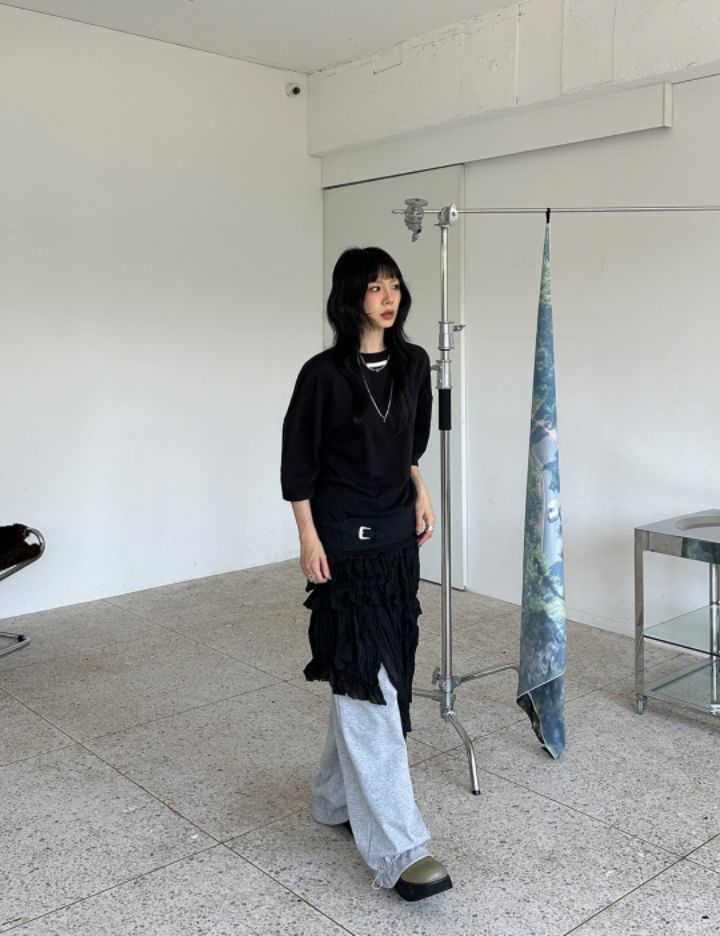 LIVE FOREVER韓國直郵㊣女士新品推薦人氣真品時尚職業T恤LIVE FOR_EVERT恤