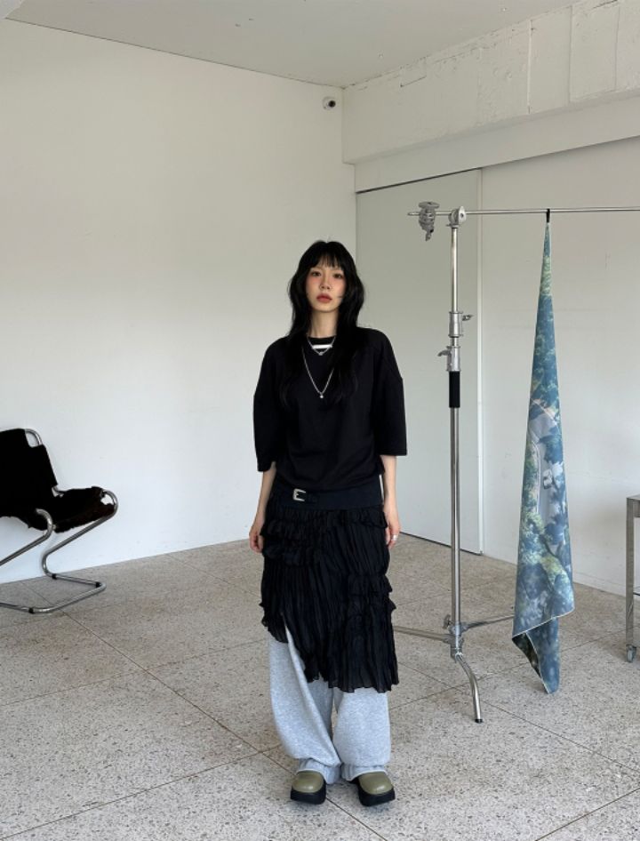 LIVE FOREVER韓國直郵㊣女士新品推薦人氣真品時尚職業T恤LIVE FOR_EVERT恤