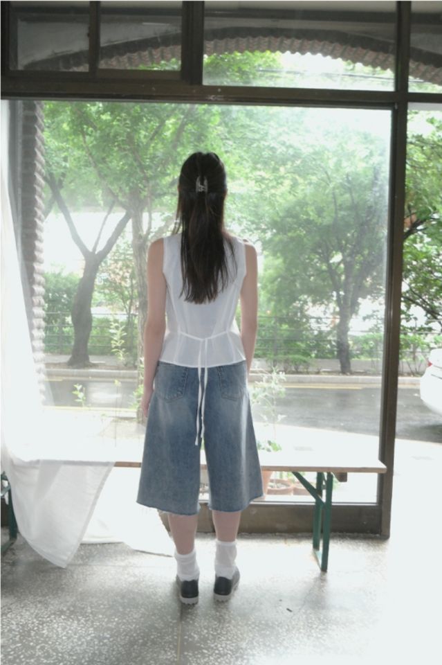 LIVE FOREVER韓國直郵㊣女士新品熱賣人氣職業真品吊帶背心LIVE FOR_EVER吊帶/背心