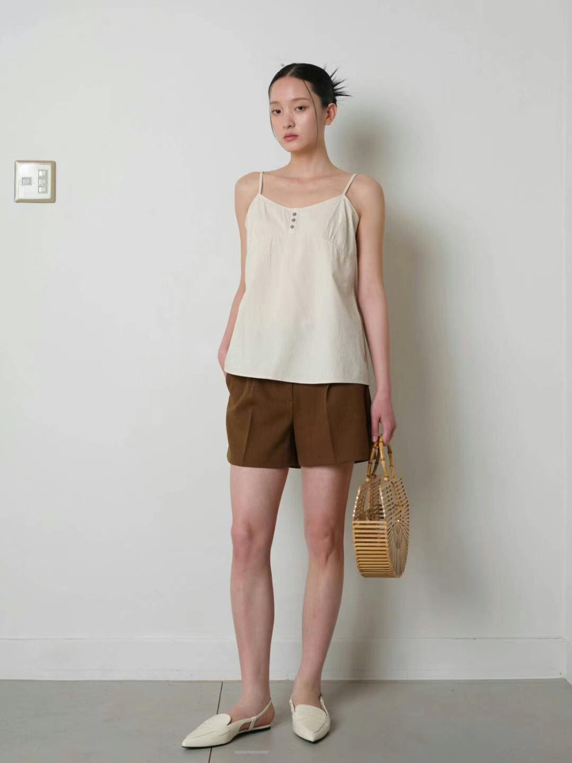 GENTLE B東大門㊣實拍女士新品人氣25春夏職業吊帶背心條紋GENTLE B吊帶/背心