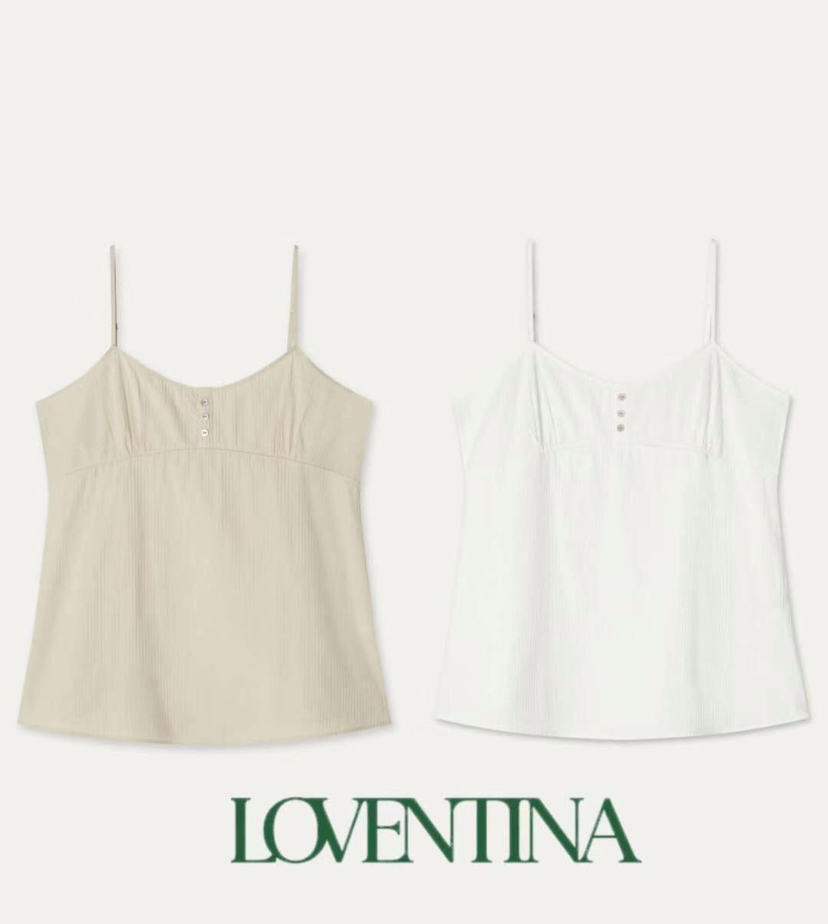 GENTLE B東大門㊣實拍女士新品人氣25春夏職業吊帶背心條紋GENTLE B吊帶/背心