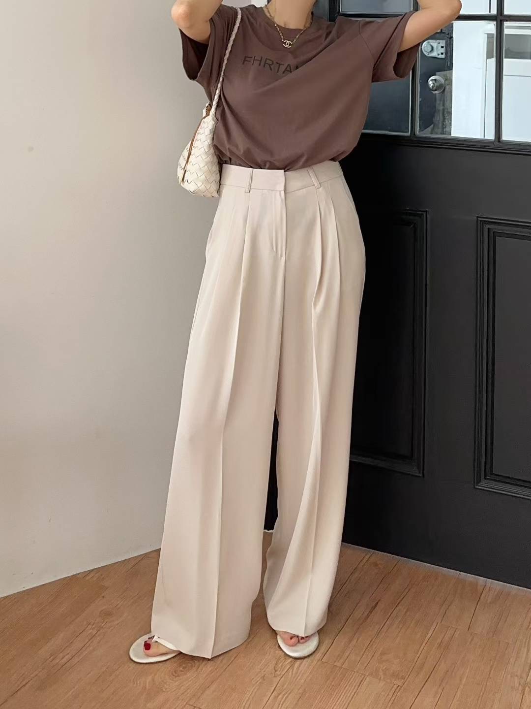HIGHEND東大門㊣代購女裝新品25春夏真品熱賣推薦時尚休閑褲HIGHEND休閑褲