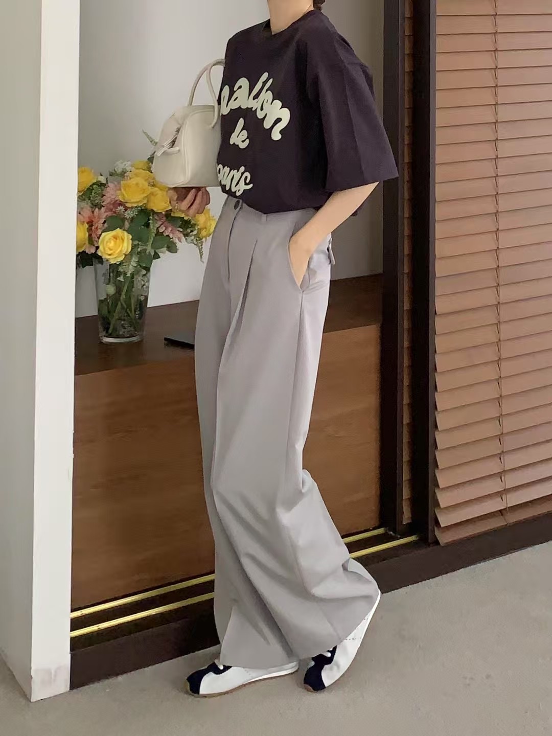 HIGHEND東大門㊣代購女裝新品熱賣真品推薦時尚職業休閑休閑褲HIGHEND休閑褲