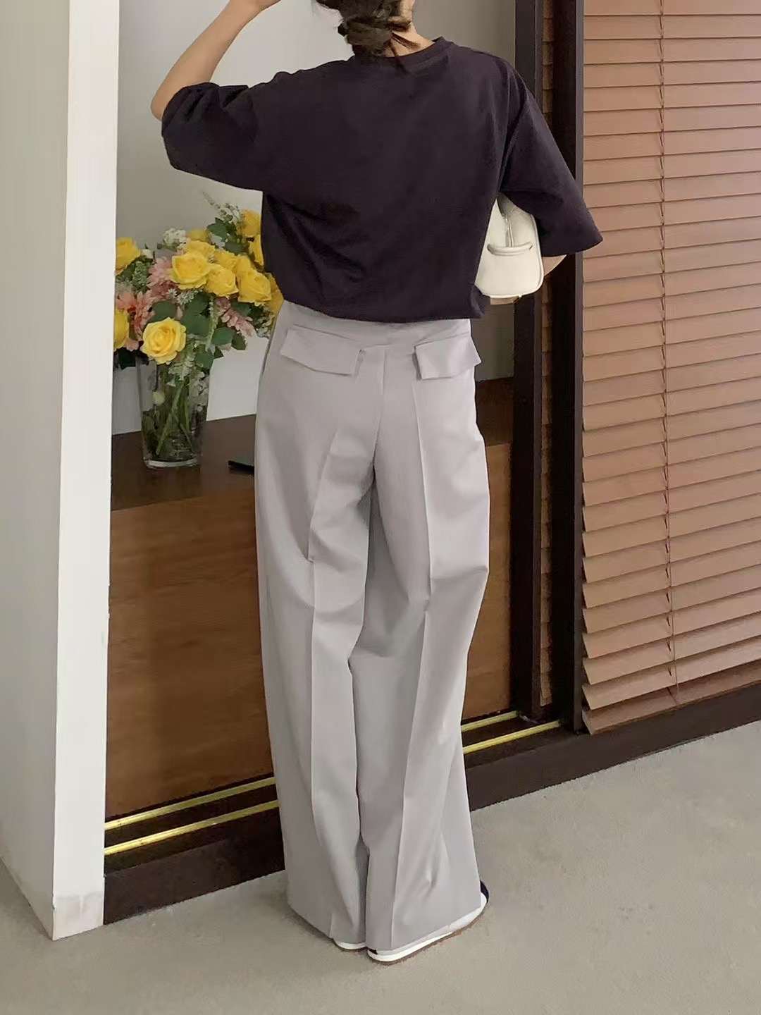 HIGHEND東大門㊣代購女裝新品熱賣真品推薦時尚職業休閑休閑褲HIGHEND休閑褲