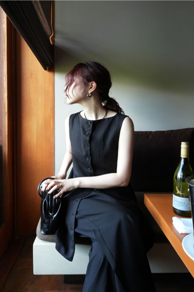 LIVE FOREVER東大門㊣直郵女士新品25春夏職業休閑推薦連衣裙LIVE FOR_EVER連衣裙