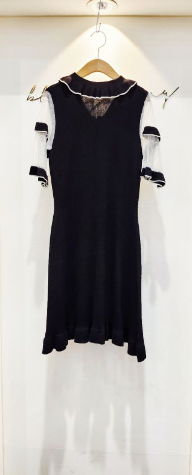 BLING BLING-S東大門㊣實拍女士新品熱賣時尚連衣裙荷葉邊BLING BLING-S連衣裙