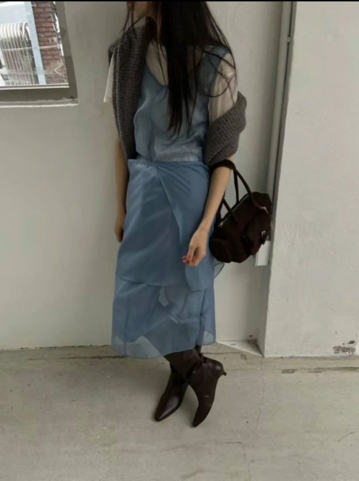 TROUVAILLE韓國直郵㊣女士新款時尚25春夏手提包絨面革牛皮TROUVAILLE手提包