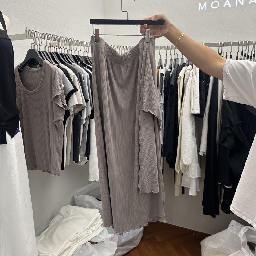 MOANA東大門㊣實拍女士新品熱賣休閑人氣職業真品推薦25春夏套裝MOANA套裝圖色3