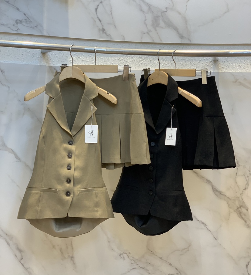 OLIVE TrEE東大門㊣實拍女裝新款休閑熱賣25春夏推薦裙褲套裝OLIVE TrEE裙褲