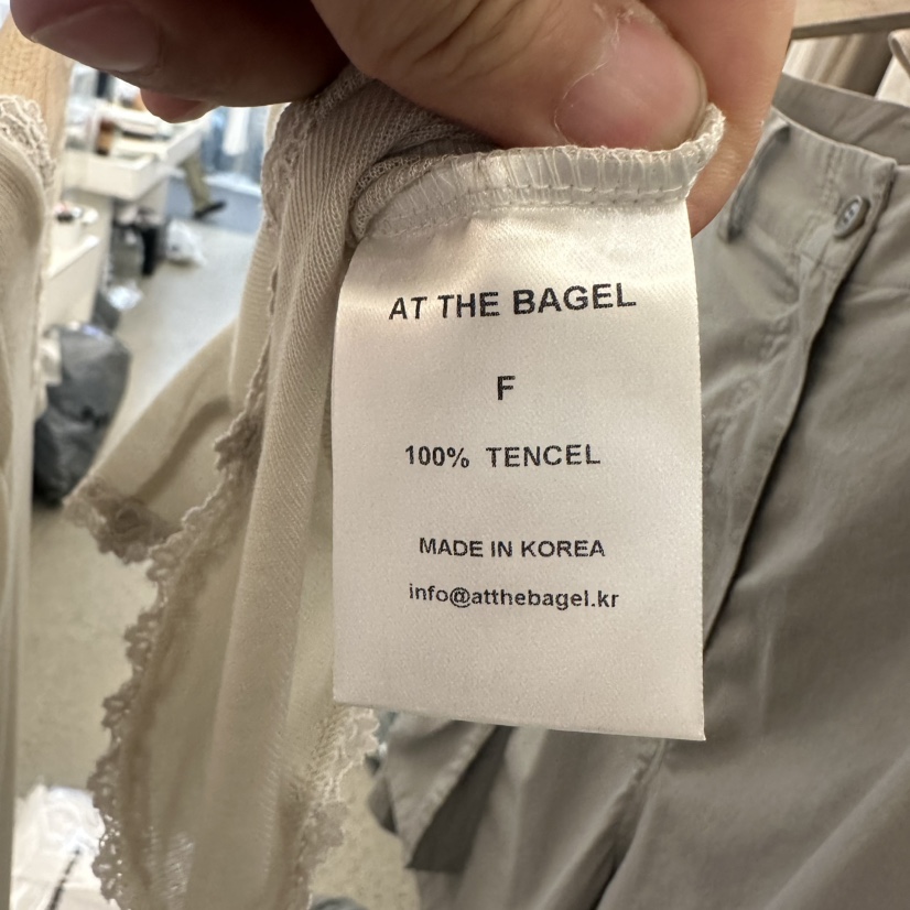 AT THE BAGEL東大門㊣實拍女裝新款25春夏熱賣人氣休閑短褲AT THE BAGEL短褲