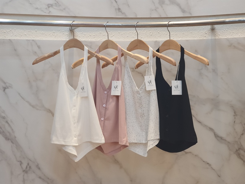 OLIVE TrEE東大門㊣直郵女士新品真品時尚熱賣吊帶背心套裝OLIVE TrEE吊帶/背心