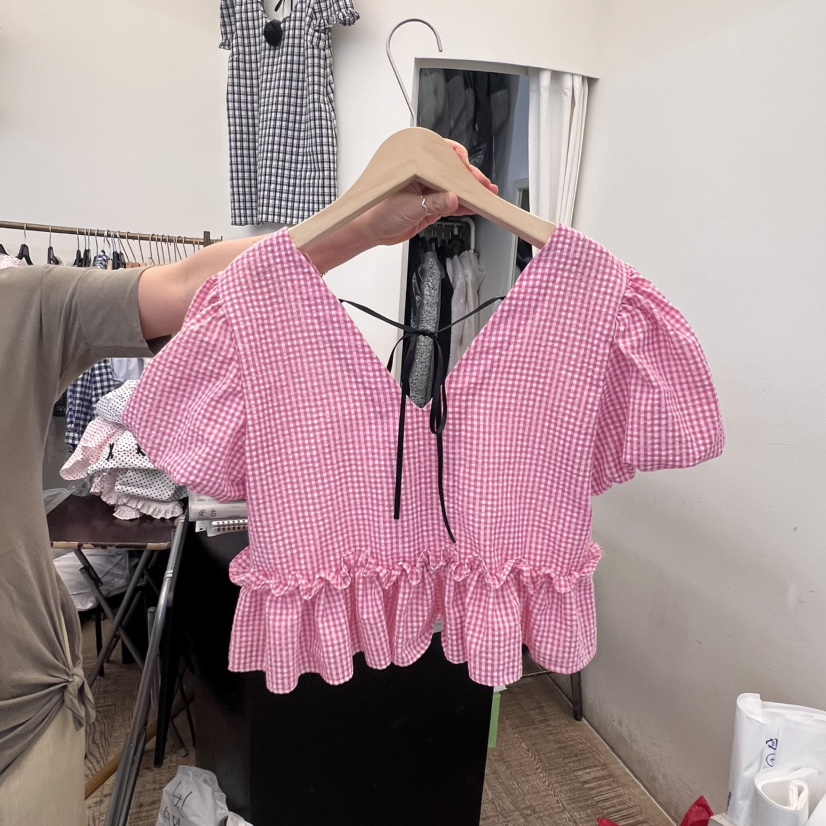 BEEN-A東大門㊣直郵女士新品職業真品25春夏休閑襯衫蕾絲衫BEEN-A襯衫/蕾絲衫