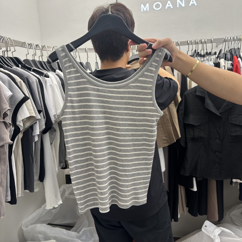 MOANA東大門㊣代購女裝新品25春夏熱賣時尚推薦真品吊帶背心MOANA吊帶/背心圖色3