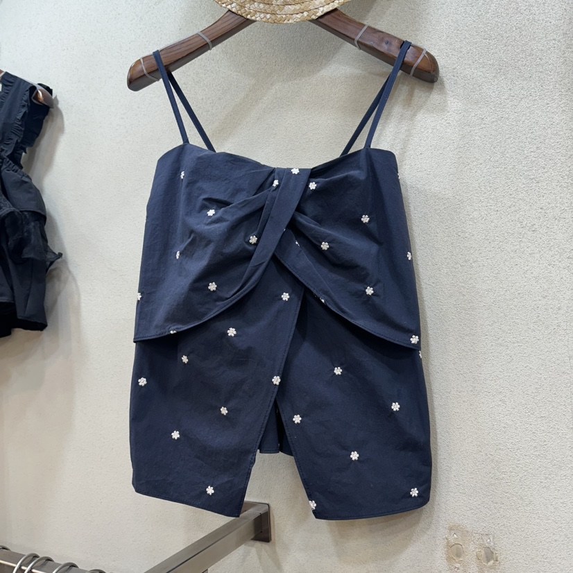 BAMBOLINA東大門㊣直郵女士新品推薦熱賣職業真品休閑吊帶背心BAMBOLINA吊帶/背心圖色2