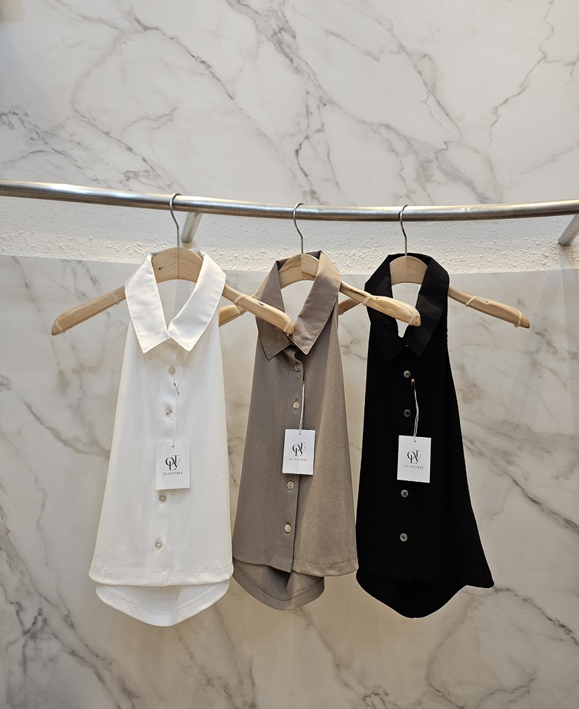 OLIVE TrEE東大門㊣實拍女裝新品職業休閑人氣真品吊帶背心OLIVE TrEE吊帶/背心