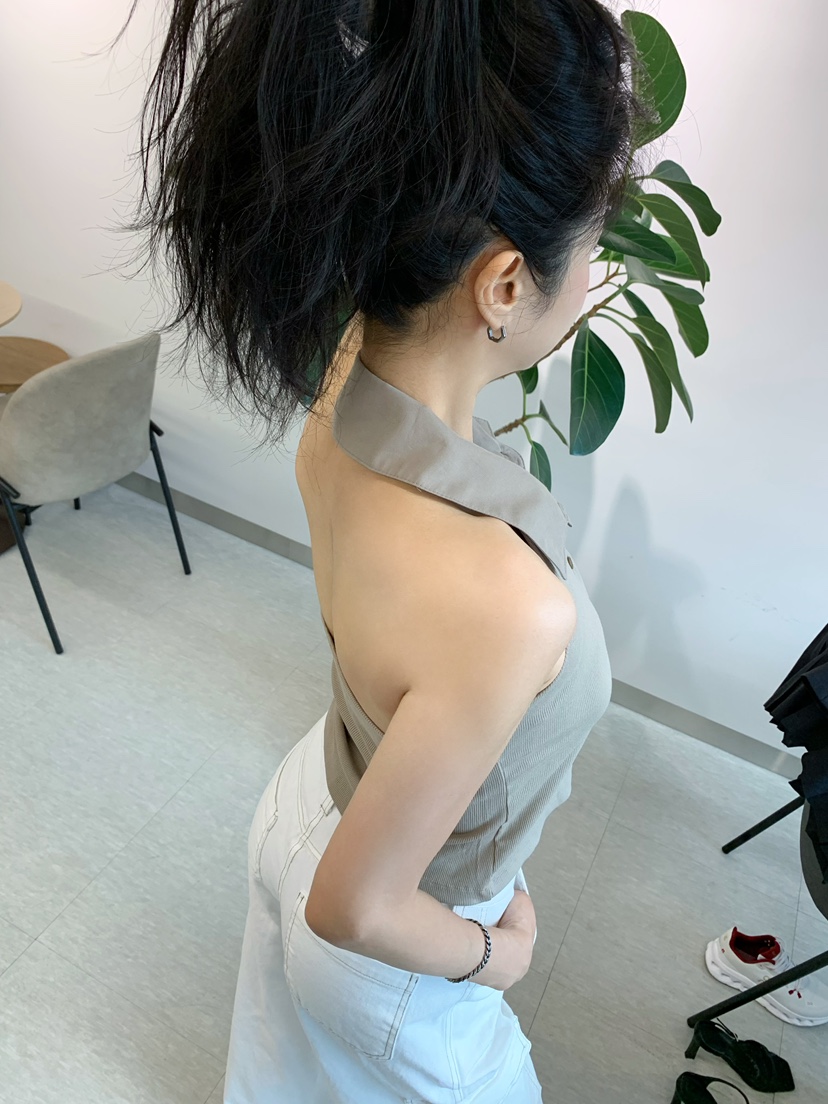 OLIVE TrEE東大門㊣實拍女裝新品職業休閑人氣真品吊帶背心OLIVE TrEE吊帶/背心