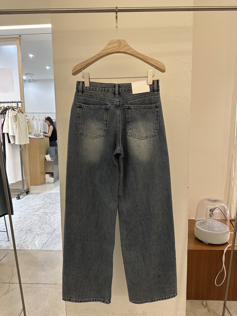 BPLAN韓國代購㊣女裝新品人氣推薦職業休閑真品時尚25春夏牛仔褲BPLAN牛仔褲