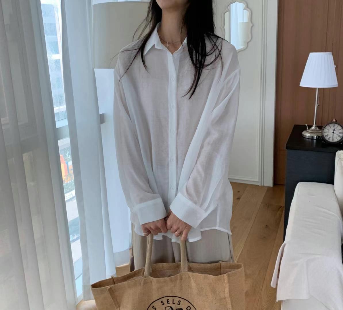 COVER-커버-T東大門㊣直郵女士新品熱賣休閑時尚襯衫蕾絲衫COVER襯衫/蕾絲衫圖色2