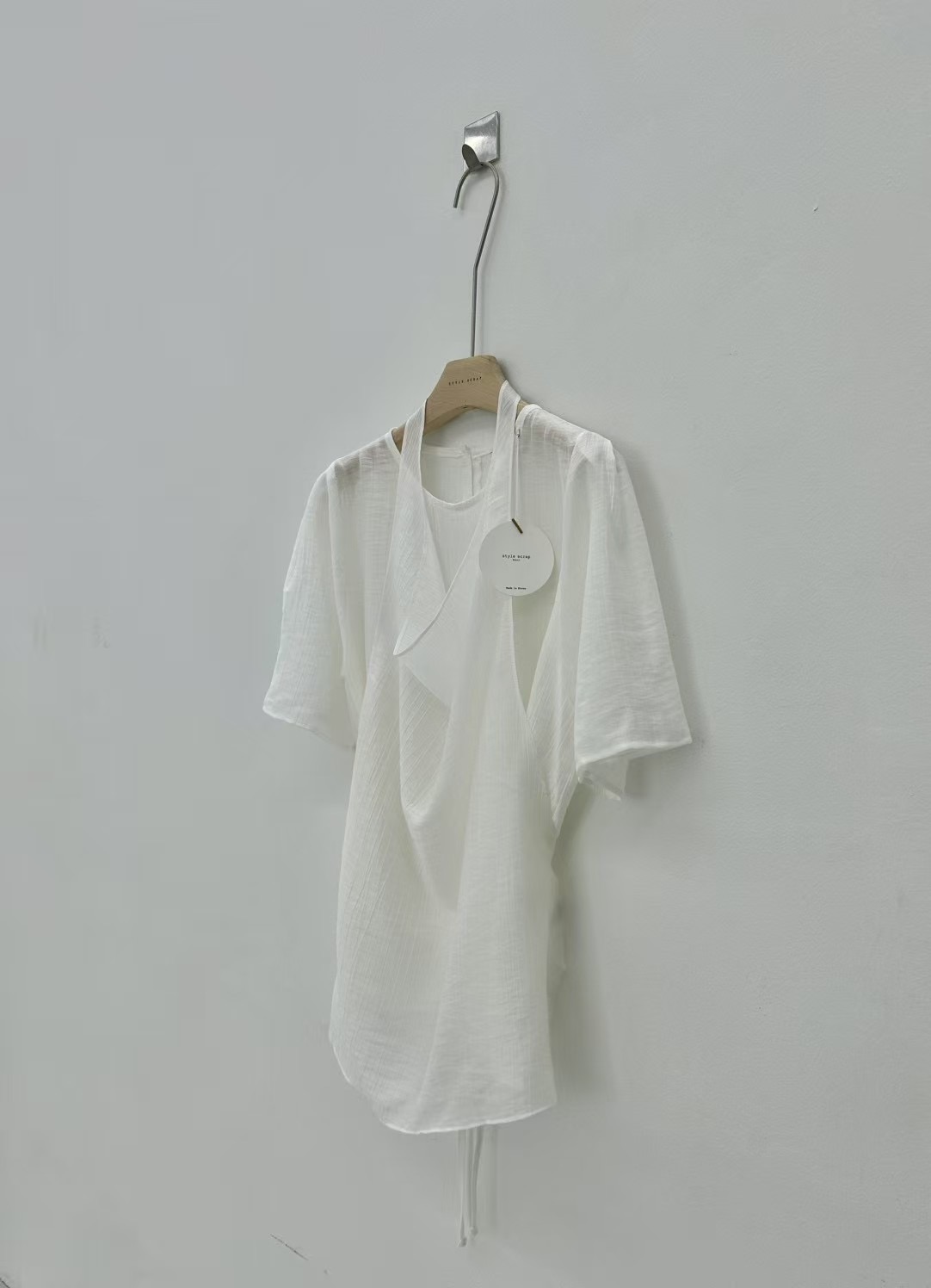 STYLE SCRAP-OT韓國代購㊣女士新品推薦時尚熱賣襯衫蕾絲衫STYLE SCRAP-OT襯衫/蕾絲衫圖色3