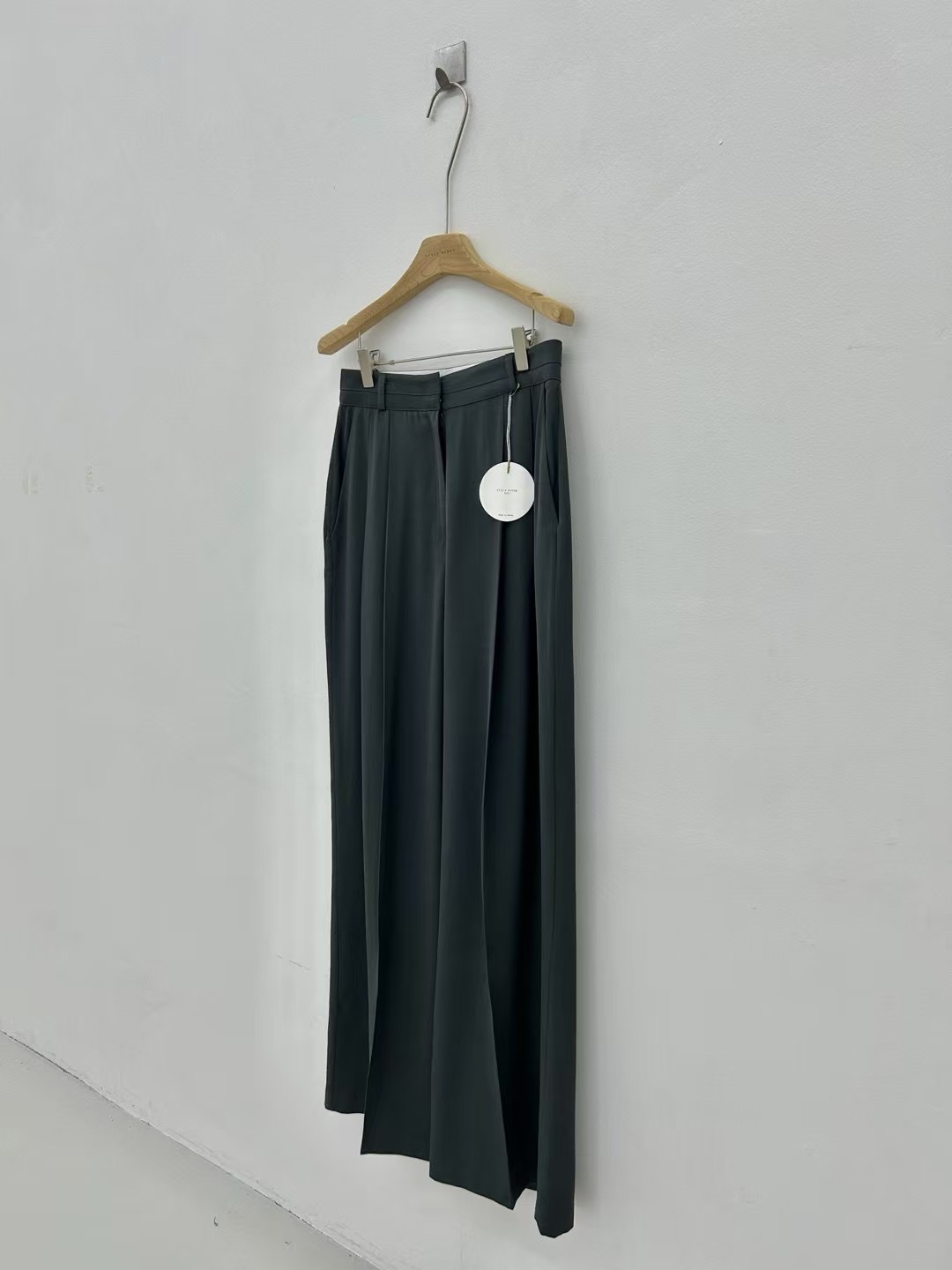 STYLE SCRAP-OT韓國直郵㊣女裝新款時尚休閑休閑褲腰帶亞麻STYLE SCRAP-OT休閑褲圖色4