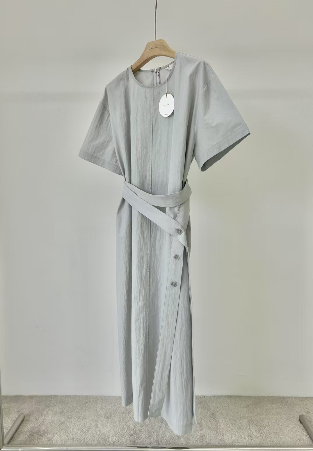 STYLE SCRAP-OT東大門㊣實拍女裝新品職業連衣裙含腰帶紐扣STYLE SCRAP-OT連衣裙圖色2