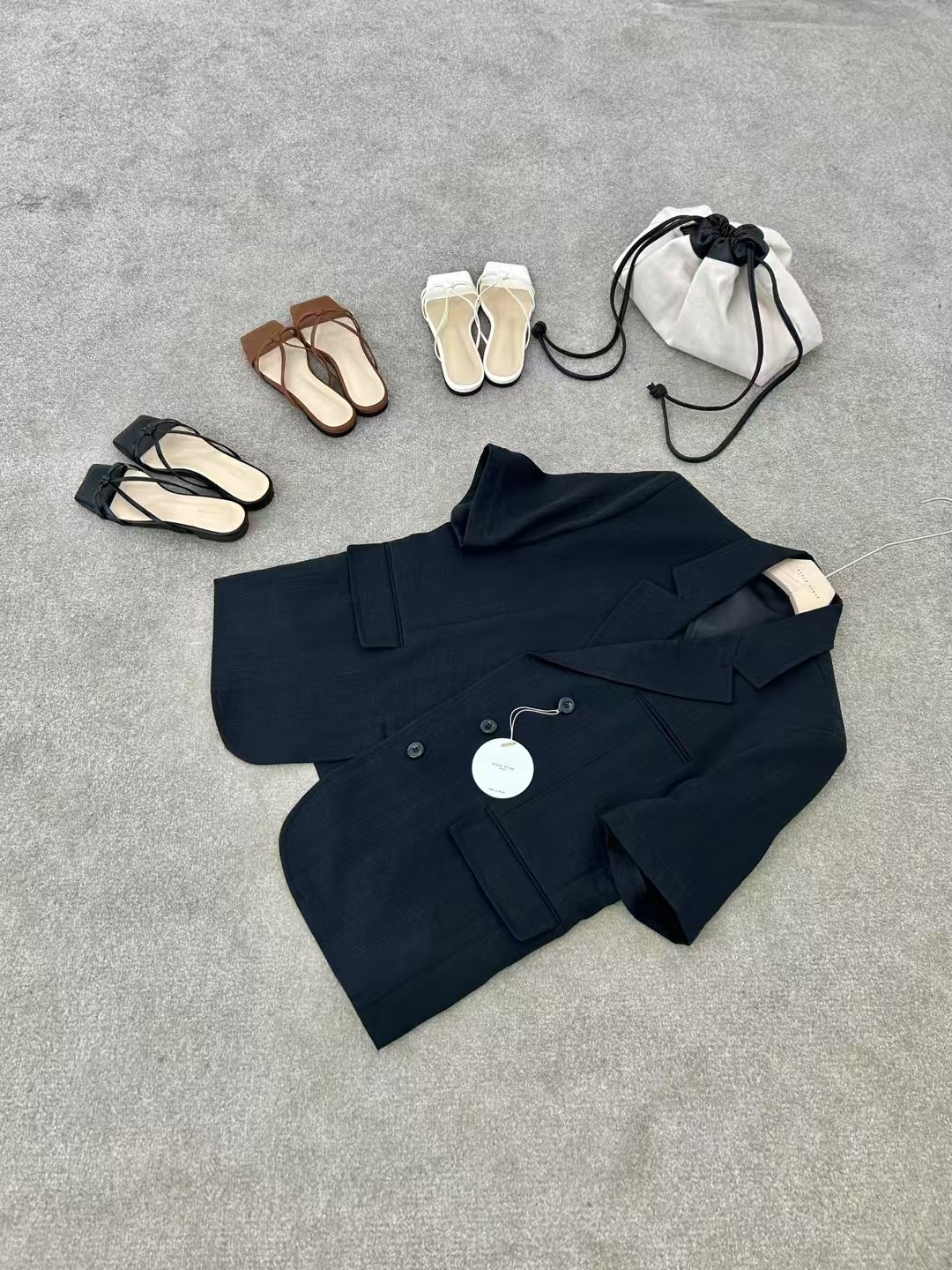 STYLE SCRAP-OT韓國代購㊣女士新款職業推薦人氣25春夏夾克STYLE SCRAP-OT夾克圖色3