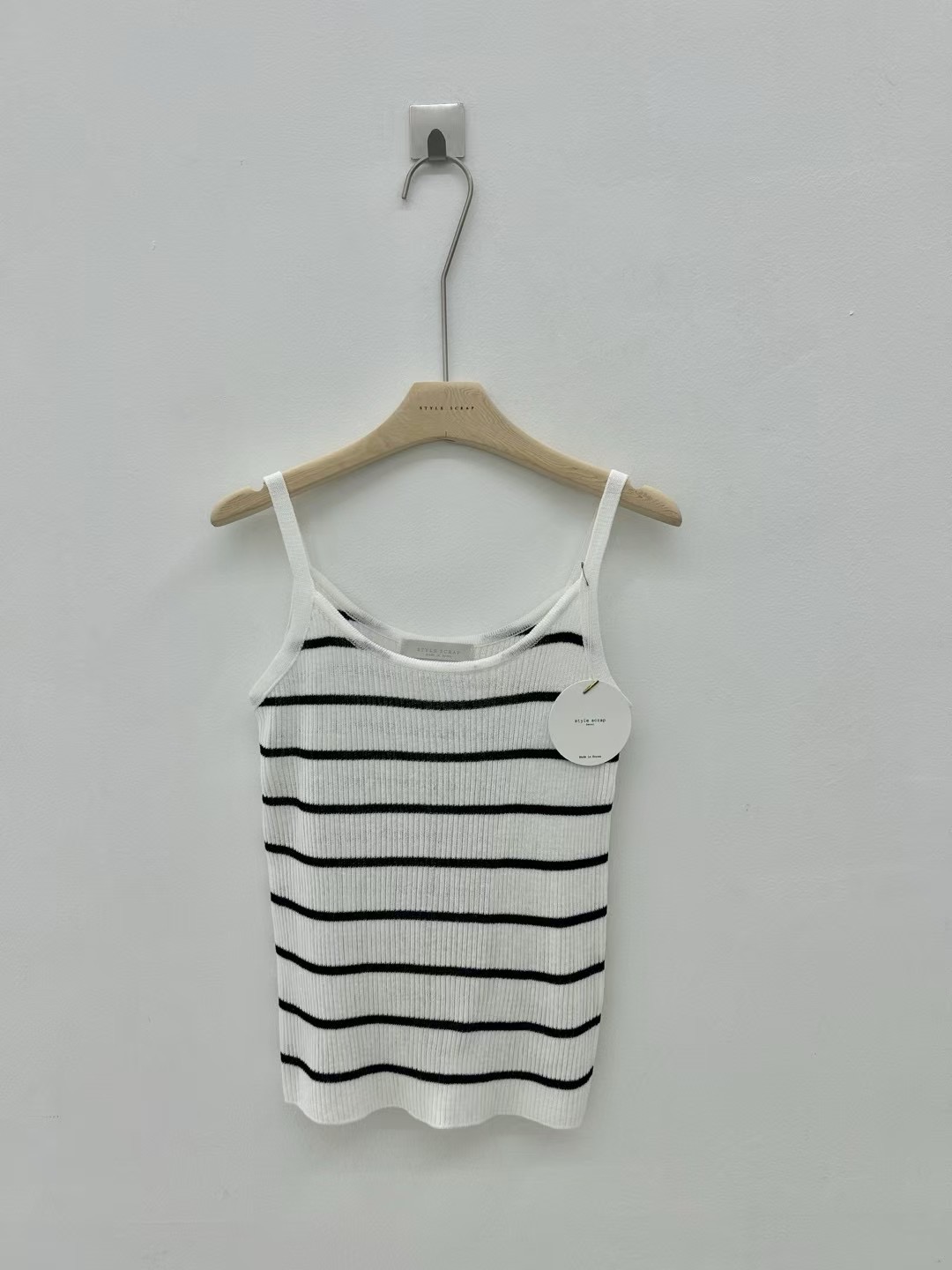 STYLE SCRAP-OT東大門㊣實拍女裝新品真品休閑吊帶背心亞麻STYLE SCRAP-OT吊帶/背心圖色2
