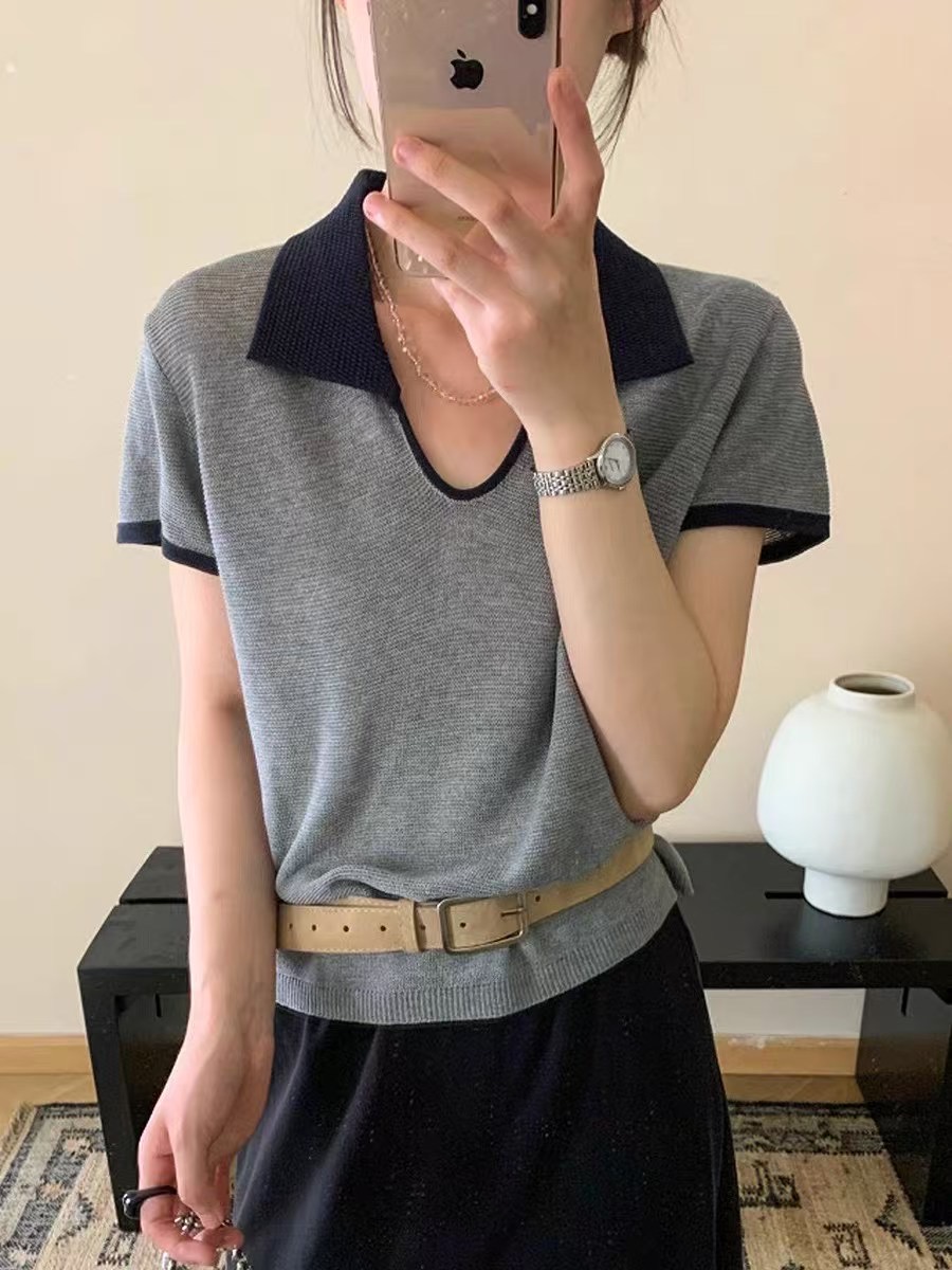 VERA東大門㊣代購女士新品職業25春夏真品人氣時尚熱賣針織衫VERA針織衫圖色3