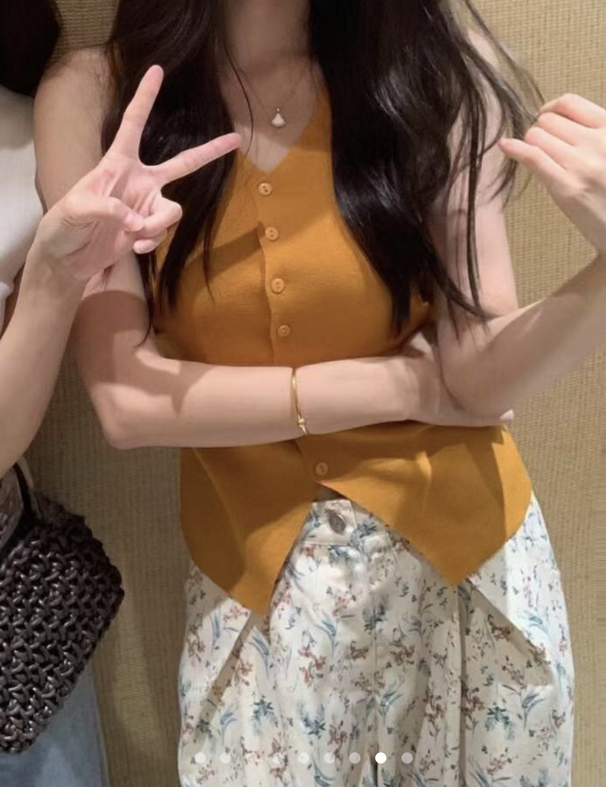 VERA韓國代購㊣女士新款時尚人氣休閑職業25春夏推薦吊帶背心VERA吊帶/背心圖色4