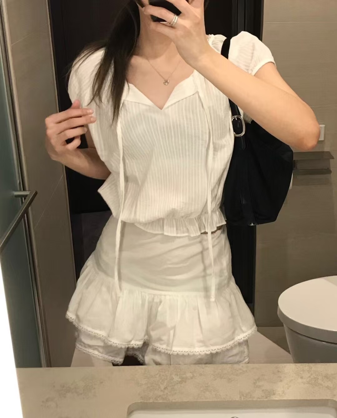 WUNDERKIND韓國直郵㊣女士新品休閑推薦真品職業襯衫蕾絲衫WUNDERKIND襯衫/蕾絲衫