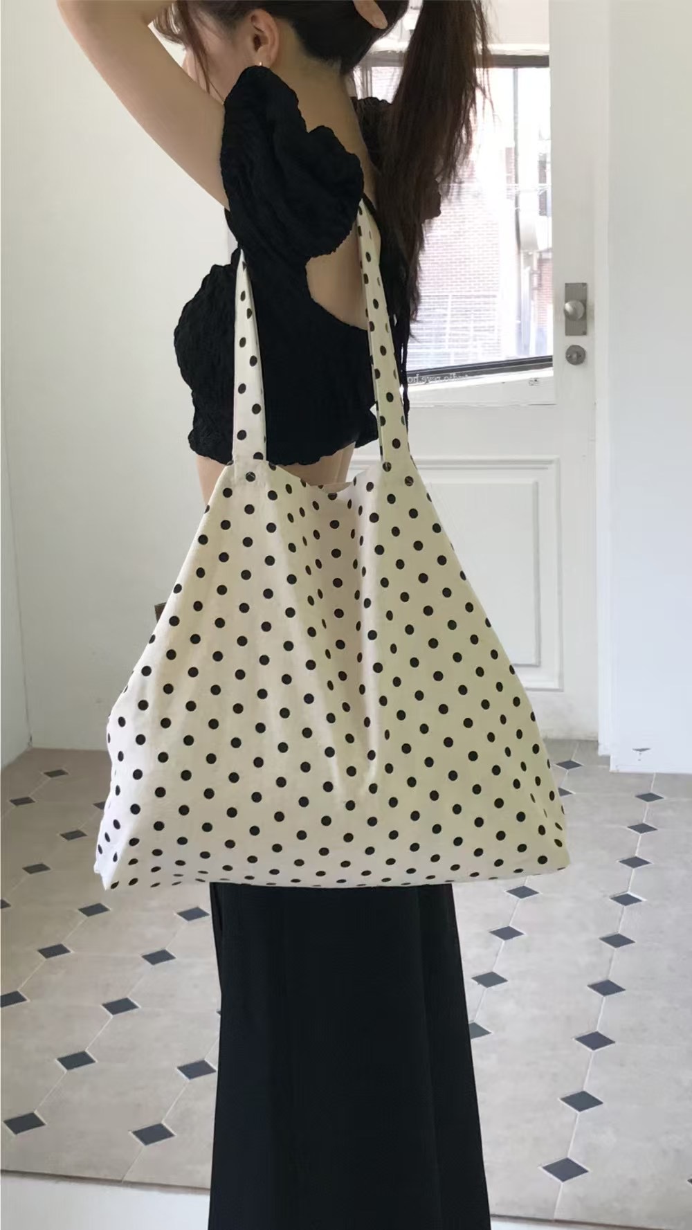 VERA東大門㊣實拍女士新品25春夏時尚人氣真品單肩斜跨包亞麻VERA單肩/斜跨包