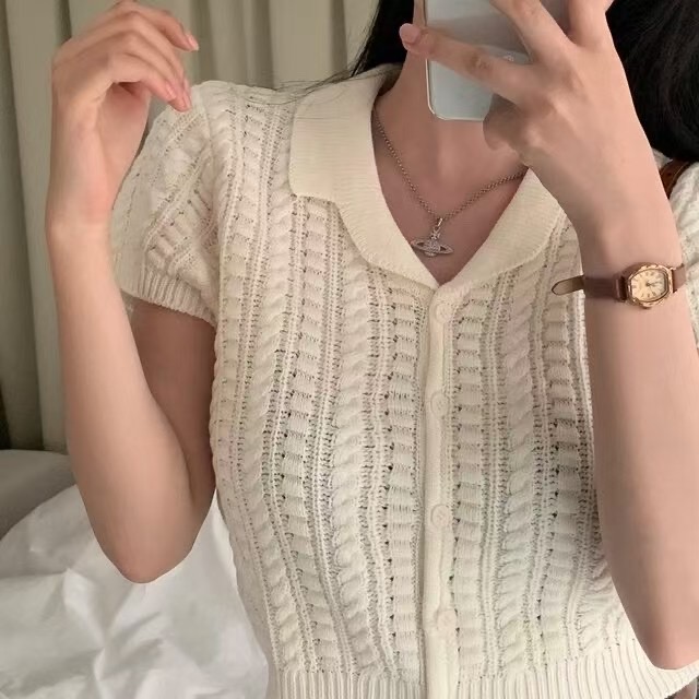VERA韓國直郵㊣女士新品真品25春夏職業推薦休閑熱賣針織衫VERA針織衫