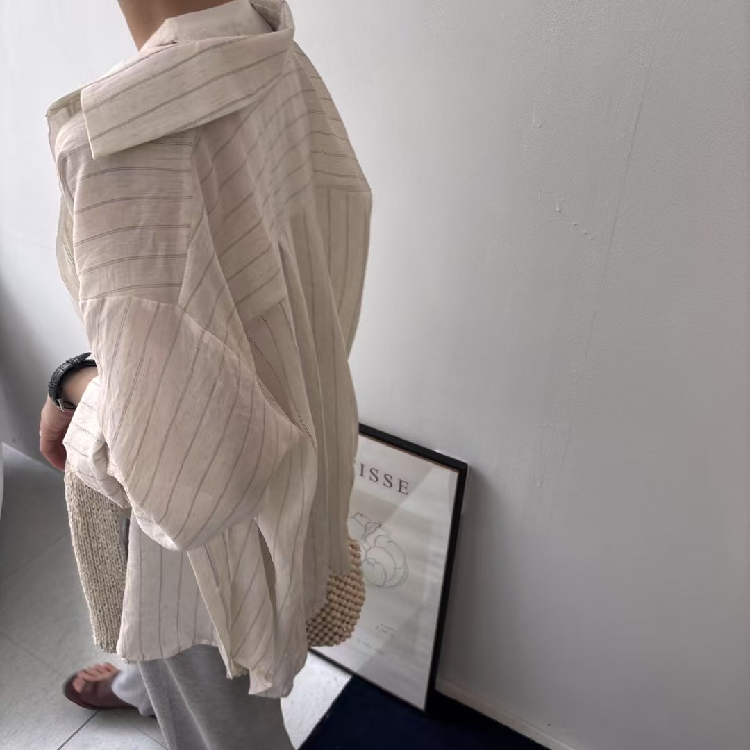 VIVAGLAM-비바글램-T韓國直郵㊣女士新款時尚25春夏襯衫蕾絲衫VIVAGLAM襯衫/蕾絲衫