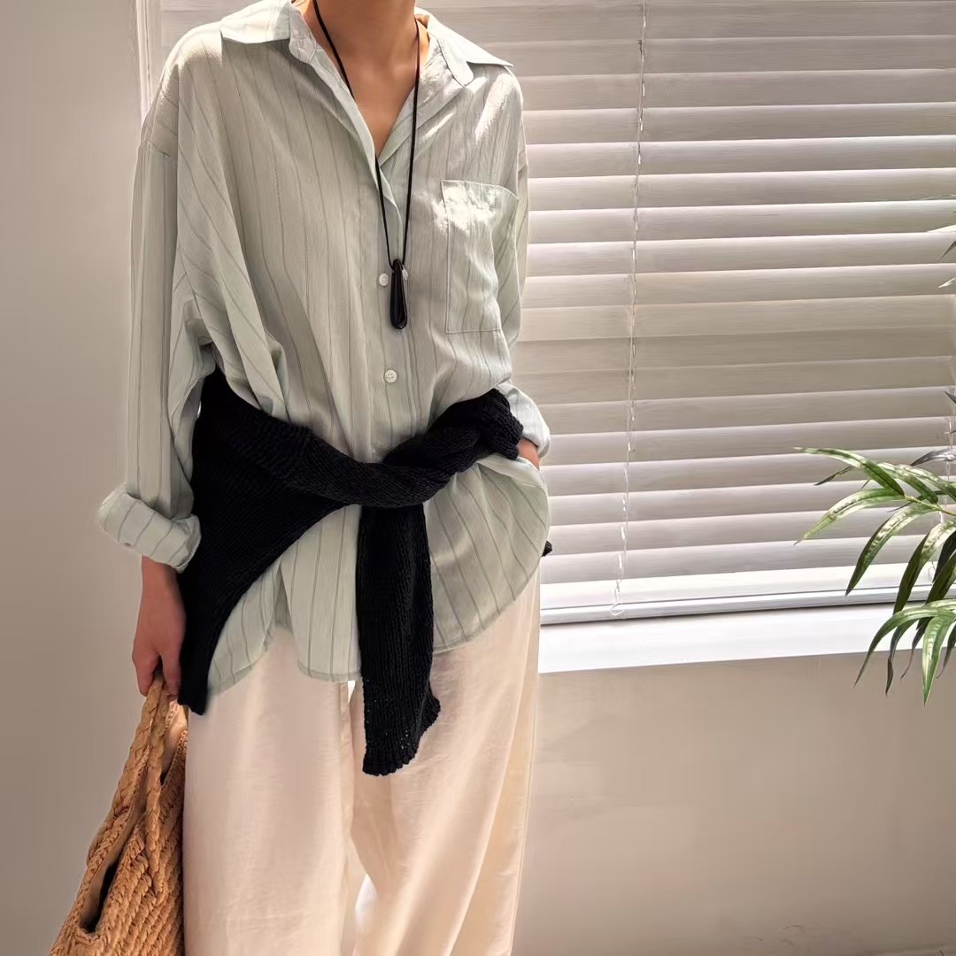 VIVAGLAM-비바글램-T韓國直郵㊣女士新款時尚25春夏襯衫蕾絲衫VIVAGLAM襯衫/蕾絲衫