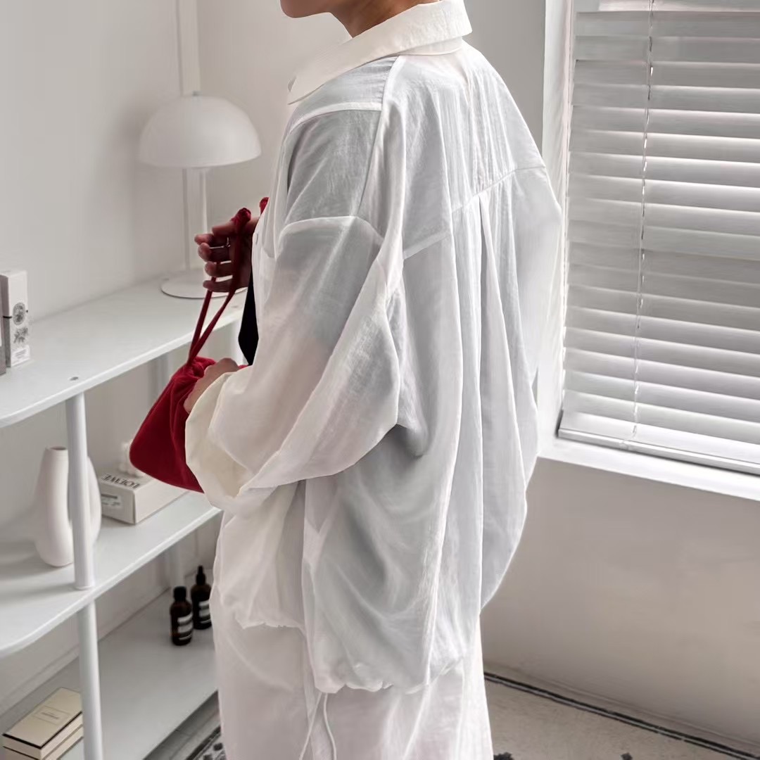 VIVAGLAM-비바글램-T東大門㊣直郵女裝新款25春夏襯衫蕾絲衫VIVAGLAM襯衫/蕾絲衫