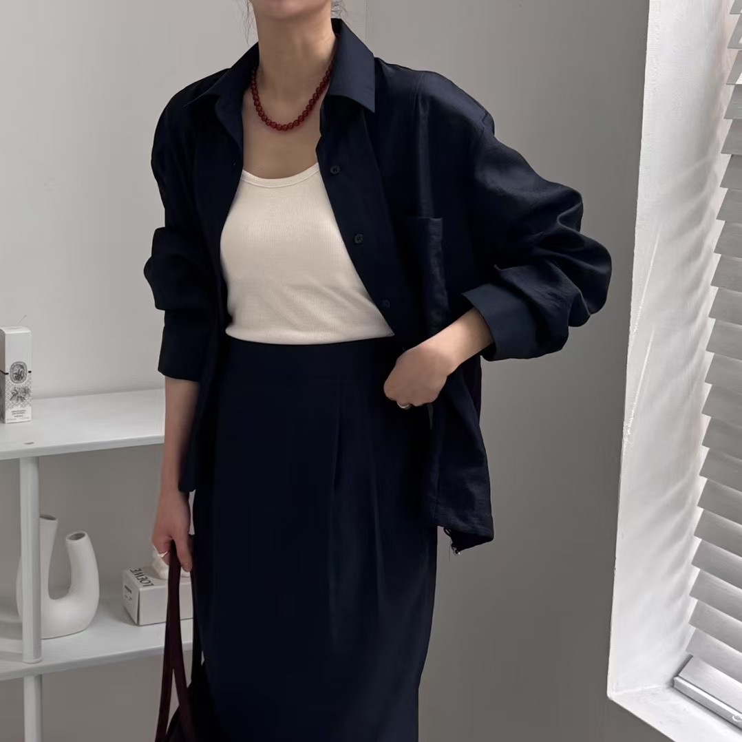 VIVAGLAM-비바글램-T東大門㊣直郵女裝新款25春夏襯衫蕾絲衫VIVAGLAM襯衫/蕾絲衫圖色2