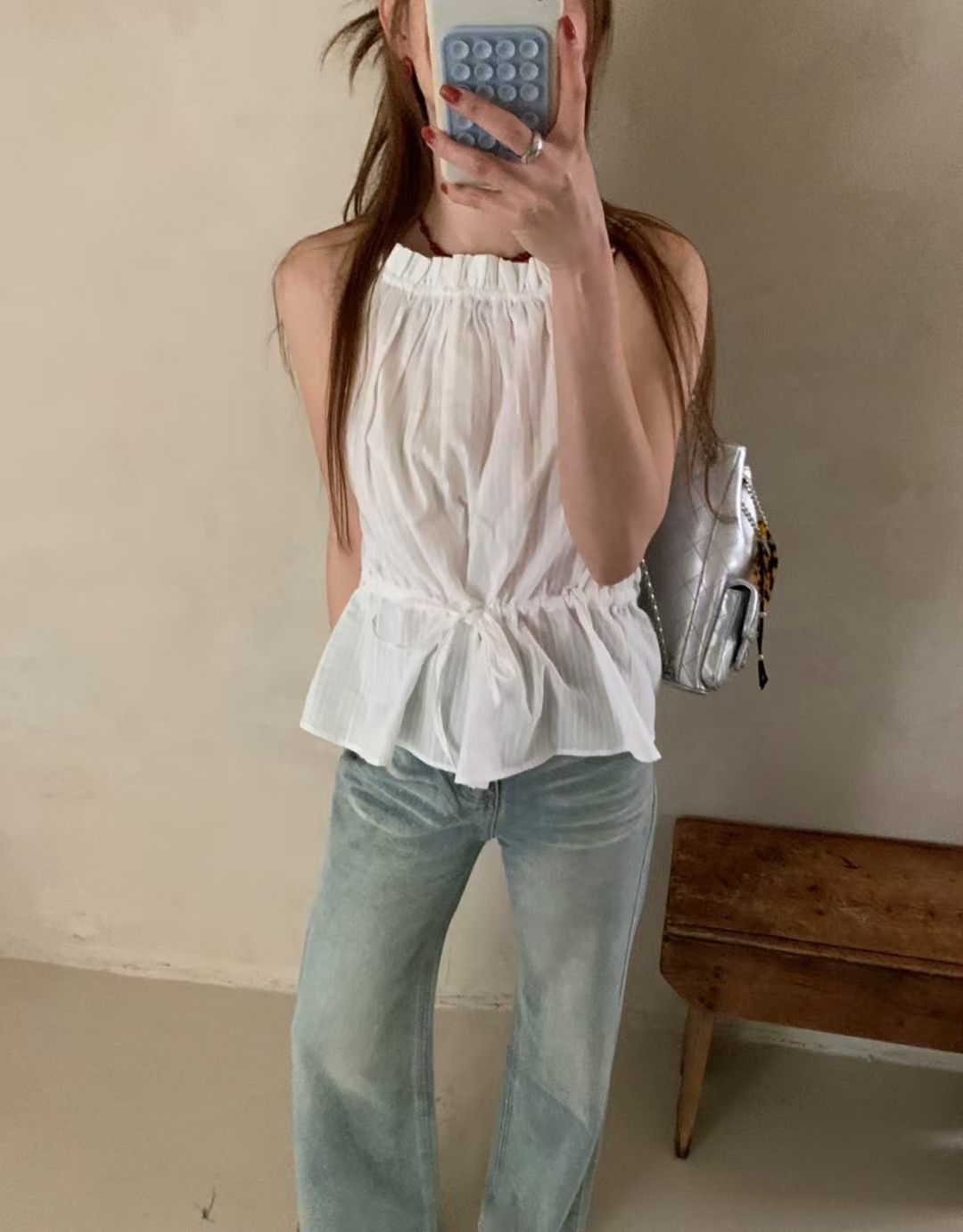 WUNDERKIND韓國代購㊣女裝新品休閑時尚推薦職業襯衫蕾絲衫WUNDERKIND襯衫/蕾絲衫