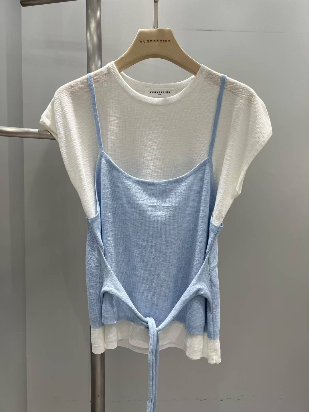 WUNDERKIND東大門㊣代購女士新品25春夏熱賣推薦人氣真品T恤WUNDERKINDT恤圖色2