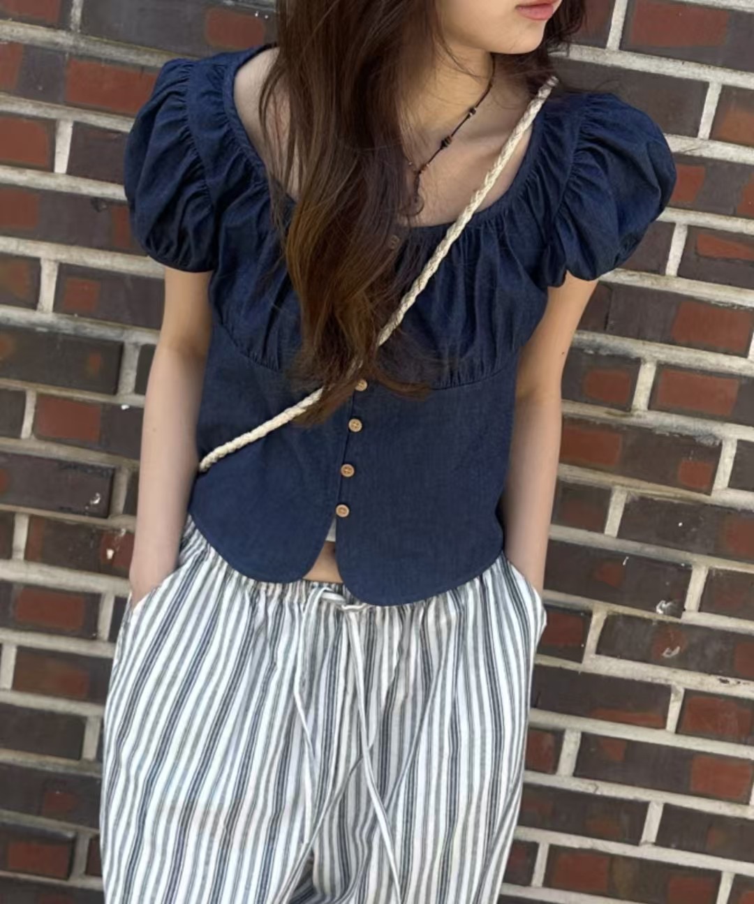 WUNDERKIND東大門㊣實拍女裝新品職業熱賣人氣休閑襯衫蕾絲衫WUNDERKIND襯衫/蕾絲衫