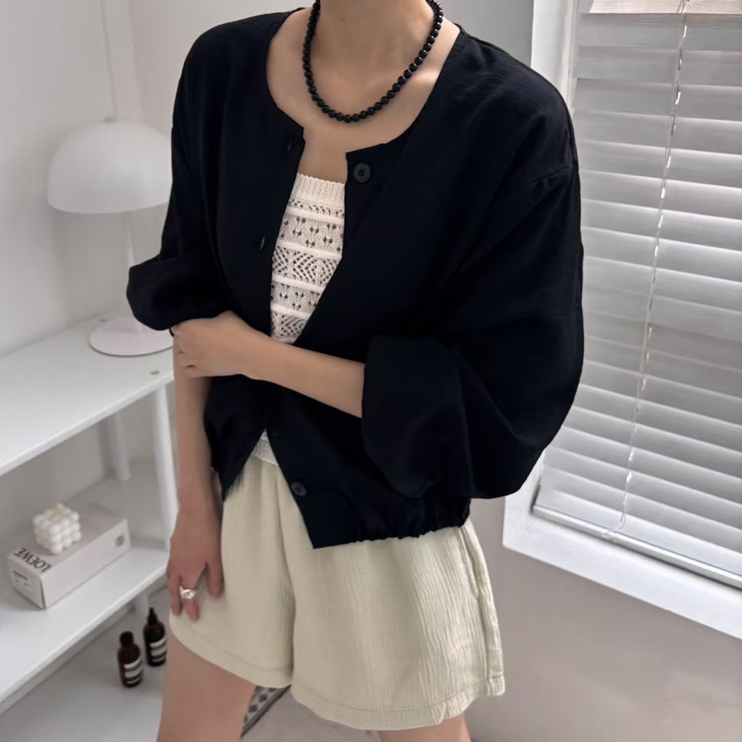 VIVAGLAM-비바글램-T東大門㊣實拍女裝新款推薦襯衫蕾絲衫VIVAGLAM襯衫/蕾絲衫圖色2