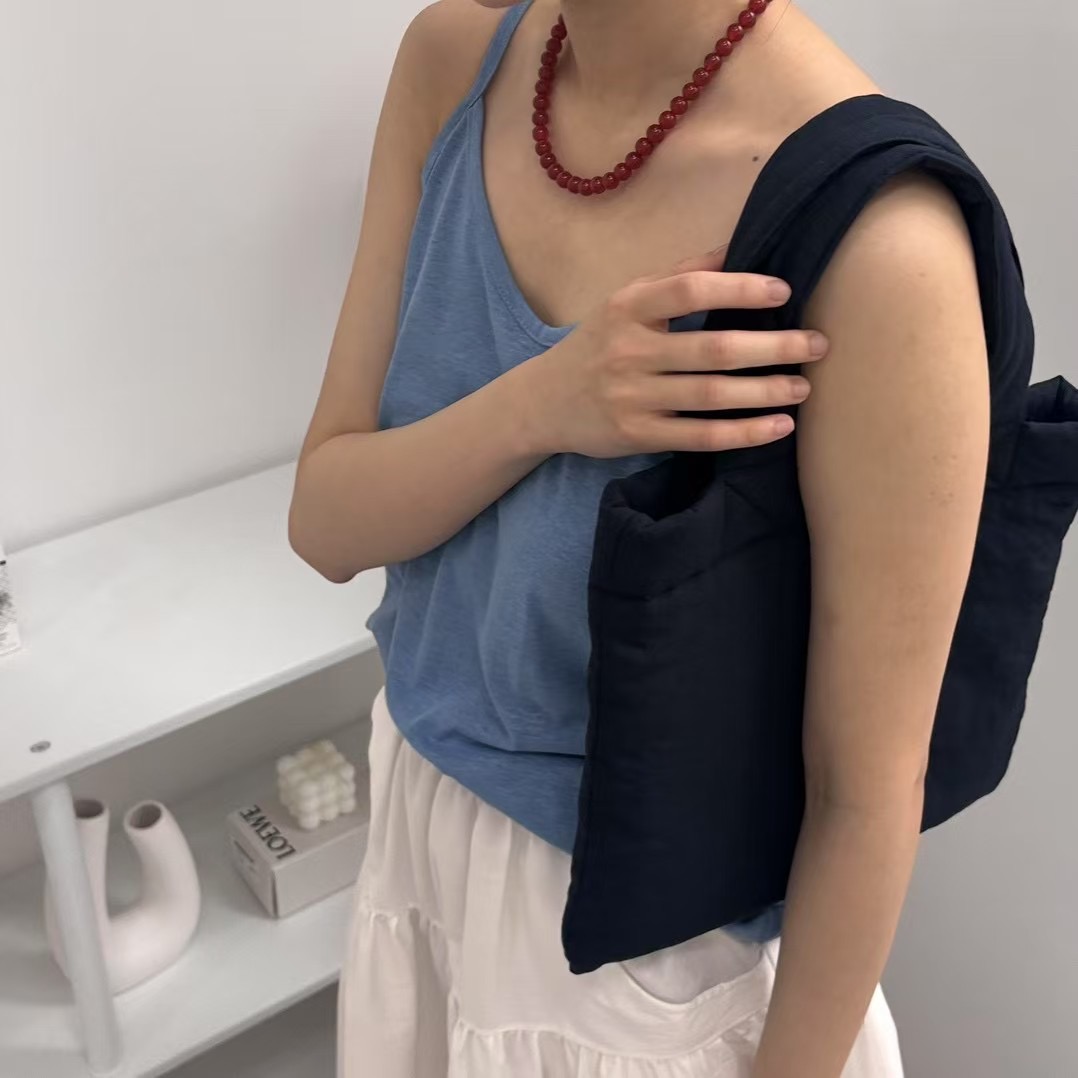 VIVAGLAM-비바글램-T東大門㊣實拍女裝新品熱賣單肩斜跨包亞麻VIVAGLAM單肩/斜跨包圖色3