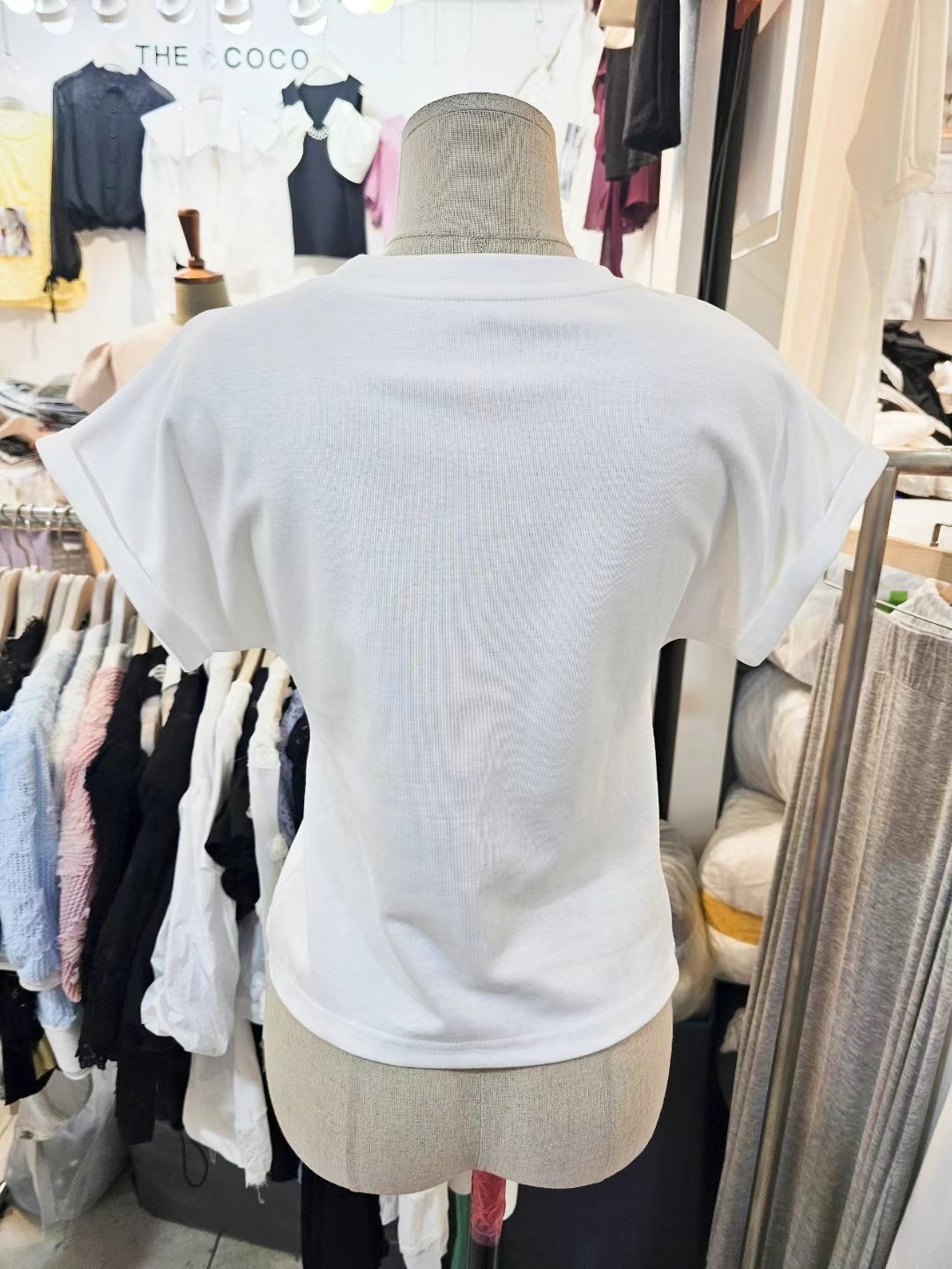 THE COCO韓國代購㊣女裝新品推薦真品25春夏職業熱賣人氣T恤THE COCOT恤