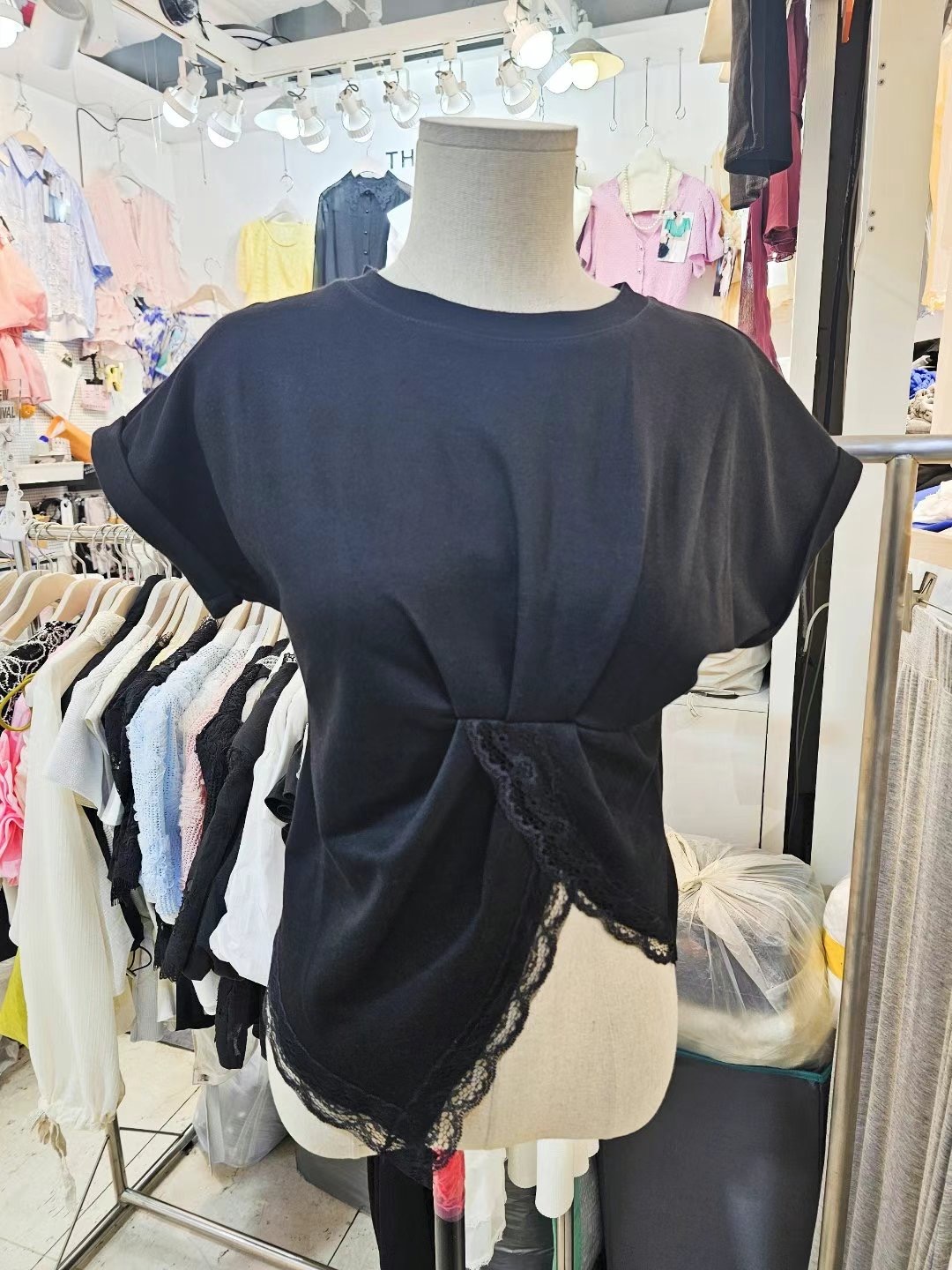 THE COCO韓國代購㊣女裝新品推薦真品25春夏職業熱賣人氣T恤THE COCOT恤圖色2