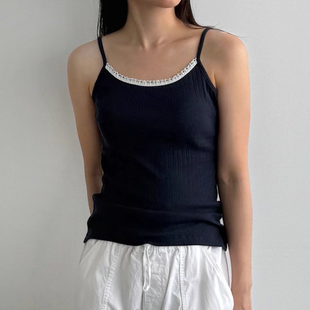 ABLE CO東大門㊣實拍女裝新品25春夏人氣時尚休閑吊帶背心ABLE CO吊帶/背心圖色2
