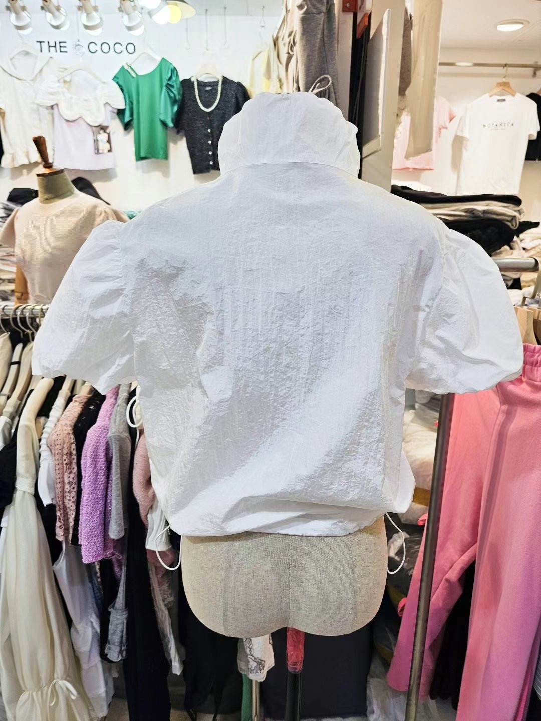 THE COCO韓國直郵㊣女裝新品休閑職業推薦真品熱賣夾克荷葉邊THE COCO夾克