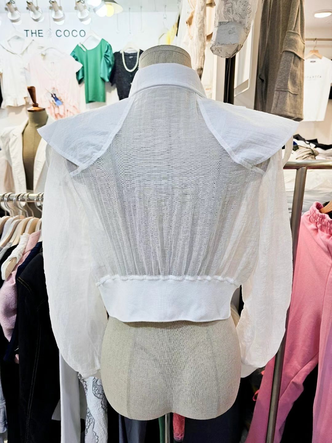THE COCO韓國代購㊣女士新品熱賣時尚休閑職業推薦真品夾克THE COCO夾克