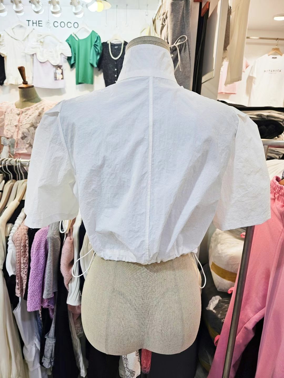 THE COCO東大門㊣實拍女士新品25春夏休閑推薦夾克泡泡袖短款THE COCO夾克