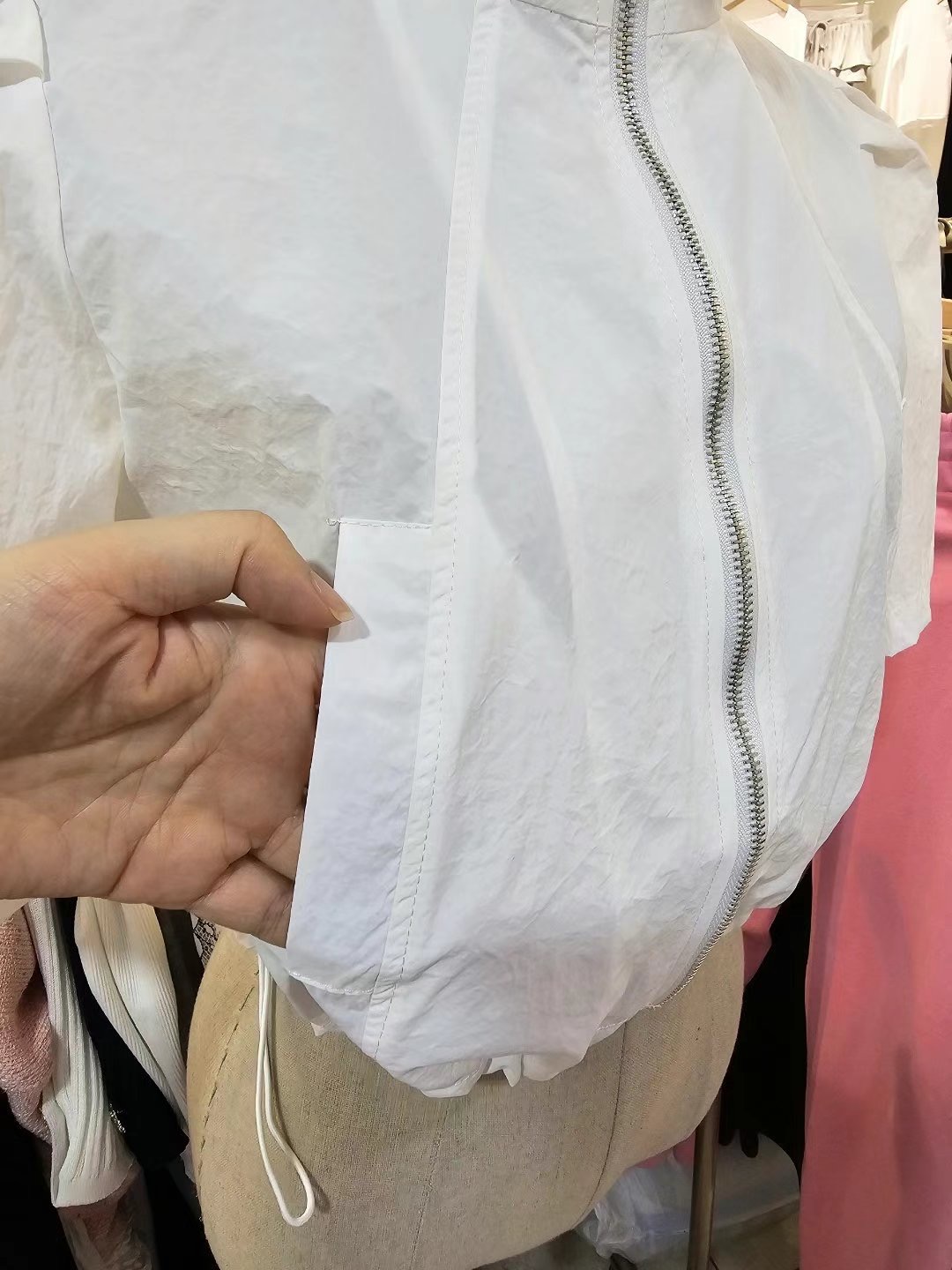 THE COCO東大門㊣實拍女士新品25春夏休閑推薦夾克泡泡袖短款THE COCO夾克