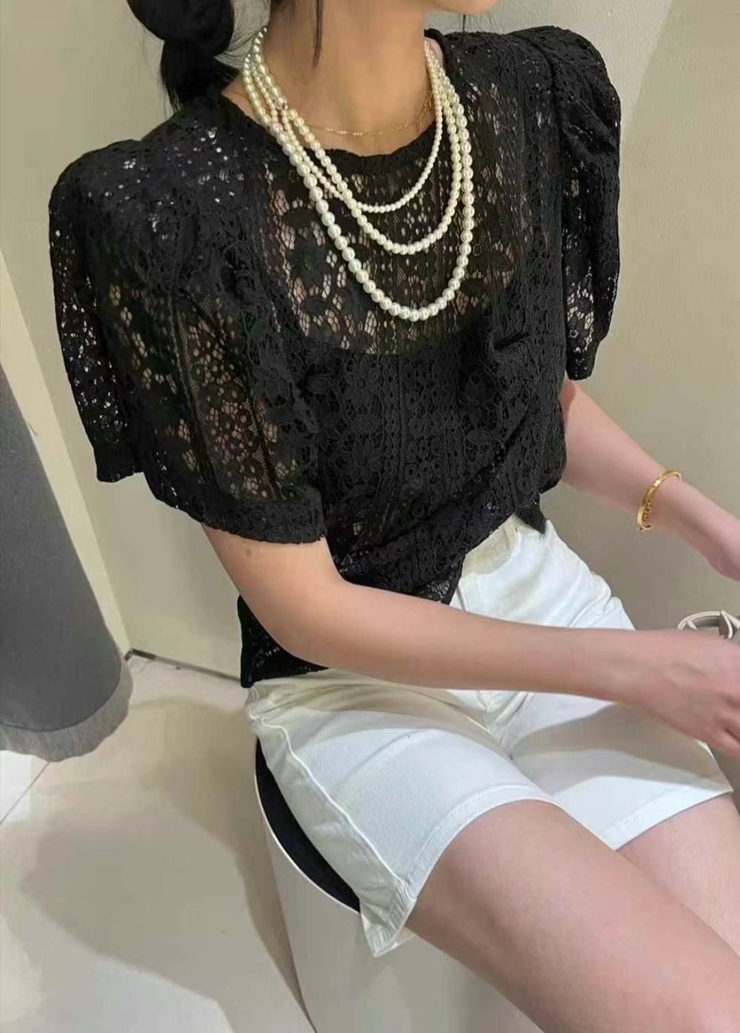 THE COCO韓國直郵㊣女裝新款推薦熱賣休閑25春夏人氣針織衫THE COCO針織衫
